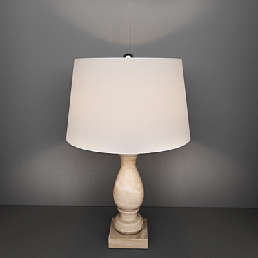 Modern Visual Comfort Table Lamp 3D model image 1 