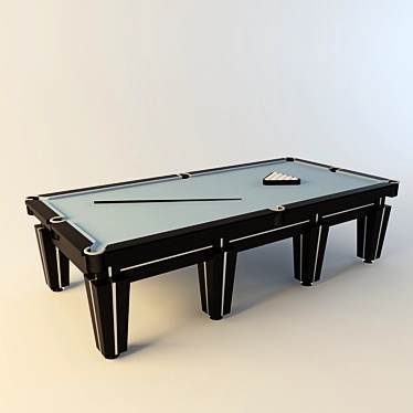 Premium Billiard Table 3D model image 1 