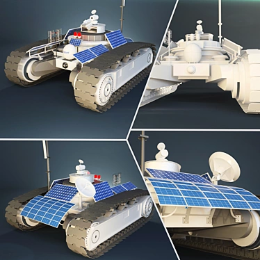 Mars Rover: Texture-Enhanced Model 3D model image 1 