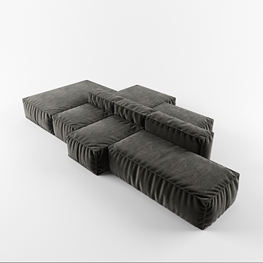 Bonaldo Peanut B Sofa Set 3D model image 1 