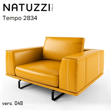 Natuzzi Tempo 2834: Timeless Elegance, Unmatched Comfort 3D model image 1 