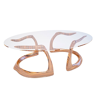 Modern Minimalist Coffee Table 3D model image 1 