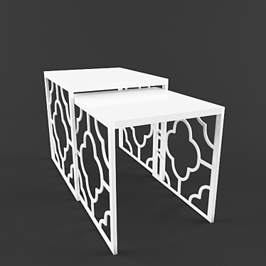 Sleek Stainless Steel Steam Table 3D model image 1 