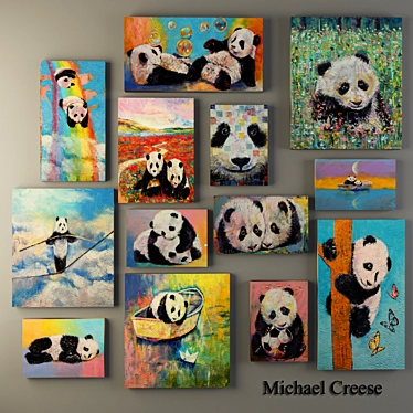 "Panda Wonders" by Michael Creese 3D model image 1 