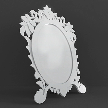 Reflective Accents: Kare Table Mirror 3D model image 1 