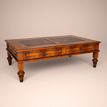 Fama Rustic Coffee Table 3D model image 1 