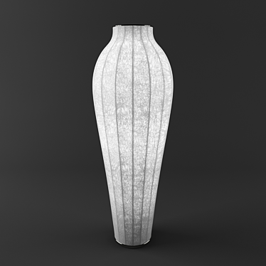 Cocoon Steel Floor Lamp 3D model image 1 