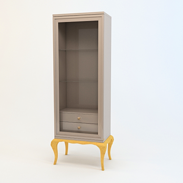 Classic Display Cabinet 3D model image 1 