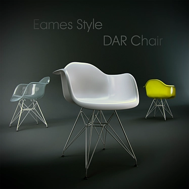 Title: Eames DAR Chair: Timeless Design 3D model image 1 