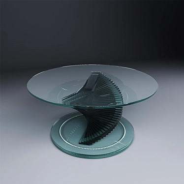 Modern Glass Coffee Table - Nella Vitrina 3D model image 1 