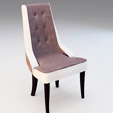 Chicago Chair: Stylish, Comfortable, and Customizable 3D model image 1 