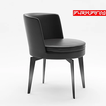 Stylish Flexform Feel Good Chair 3D model image 1 