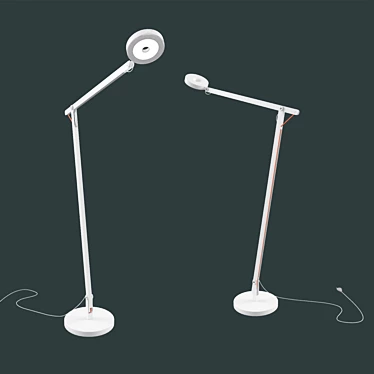  Sleek String F1 Task Light 3D model image 1 