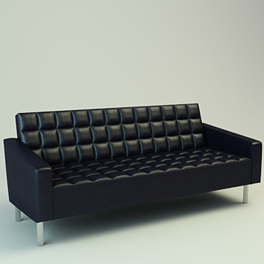 Elegant Office Sofa 3D model image 1 