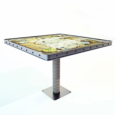 Seaside Serenity Table 3D model image 1 