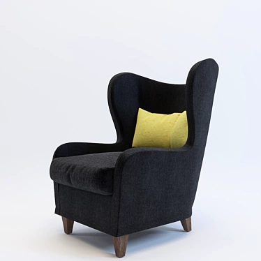 Elegant Peter Armchair - Stylish and Comfortable 3D model image 1 