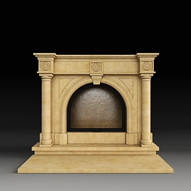Olymp Fireplace: Stylish Fireplace for Your Home 3D model image 1 