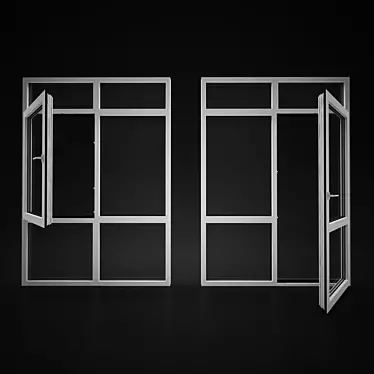 Elvial Aluminium Windows & Doors 3D model image 1 