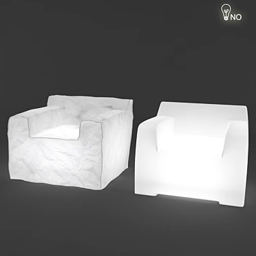 InOut 101L - Stylish Plastic and Fabric Furniture 3D model image 1 