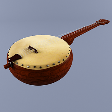 Melodic Masterpiece: Banjo 3D model image 1 