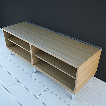 Stylish TV Stand: IKEA Besto 3D model image 1 