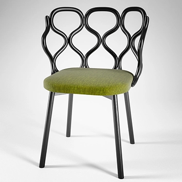 Elegant Ergonomic GERLA Chair 3D model image 1 