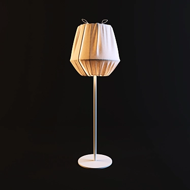 Elegant Baklava Floor Lamp 3D model image 1 