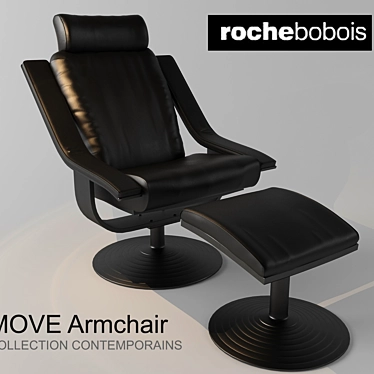 Roche Bobois Move Armchair: Comfort and Style 3D model image 1 