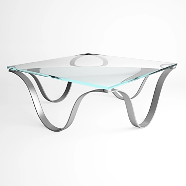 Modern Square Coffee Table 3D model image 1 