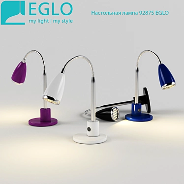 Trendy Steel Table Lamp 3D model image 1 
