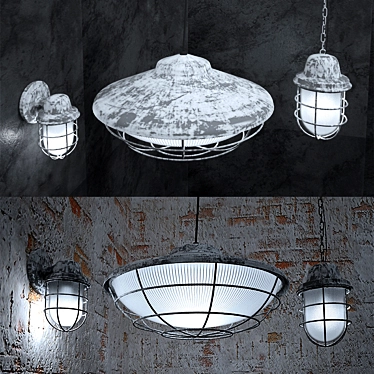 Phanar Lattice Pendant & Wall Light 3D model image 1 