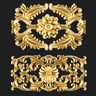 Title: Elegant Decorative Molding 3D model image 1 