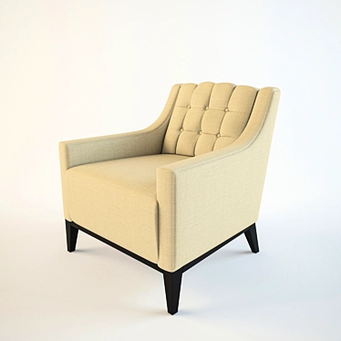 Comfort Bliss Lounge Chair 3D model image 1 