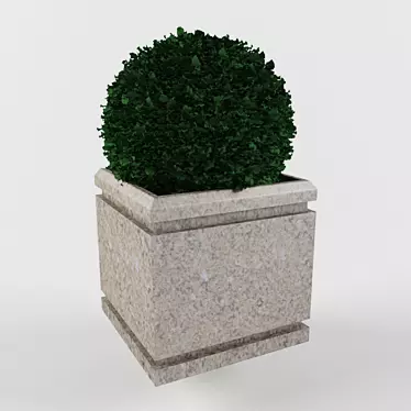 Lush Greenery Bush 3D model image 1 
