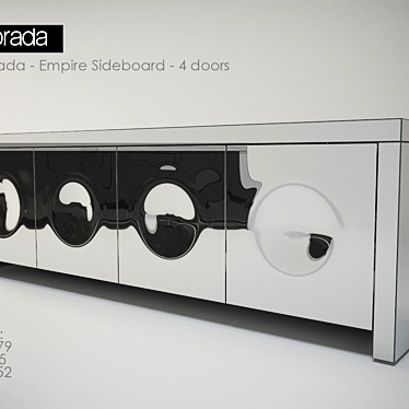 Porada Empire Drawer: Elegant and Spacious 3D model image 1 
