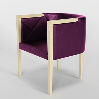 Venere Armchair: Elegant Design by G. Soressi 3D model image 1 