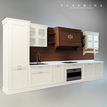 Modern Italian Kitchen Taormina 3D model image 1 