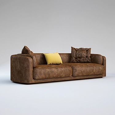 Elegant Kahve Sofa: Transform Your Living Space 3D model image 1 