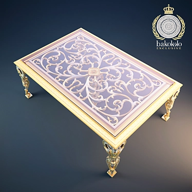 Italian Design Tavolo Table 3D model image 1 