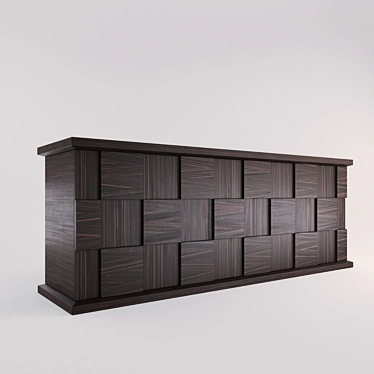 Tribeca Dresser by Klab: Italian-Made Sophistication for your Bedroom 3D model image 1 