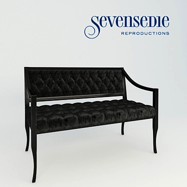 Modern Times Sofa Sevensedie Calliope 3D model image 1 