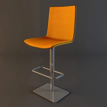 Elegant Mariposa Barstool 3D model image 1 