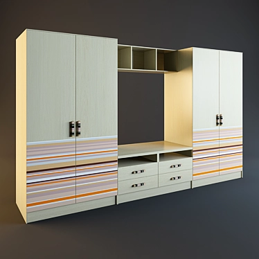 Versatile Storage Solution 3D model image 1 