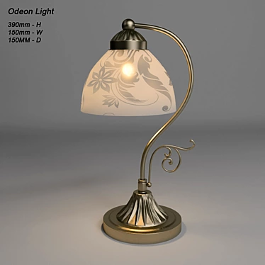 Odeon Light Table Lamp 3D model image 1 