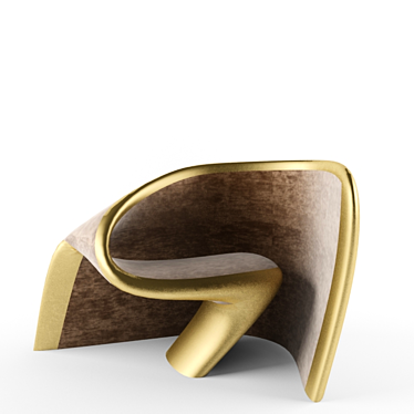 Sleek Modern Chair 3D model image 1 