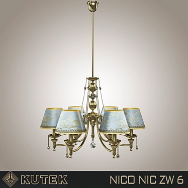 Elegant KUTEK Chandelier: NICO NIC ZW6 3D model image 1 