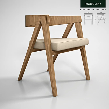 Morelato Cooper: Italian Poltroncina 3D model image 1 