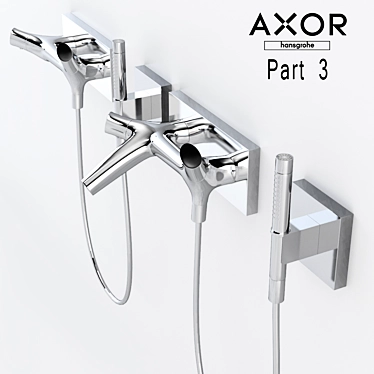 Eco-Friendly Luxury Faucet: Axor Starck Organic 3D model image 1 