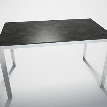 Sleek Ozzio Sunny Table 3D model image 1 