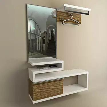 German-made Sento Hallway Furniture 3D model image 1 